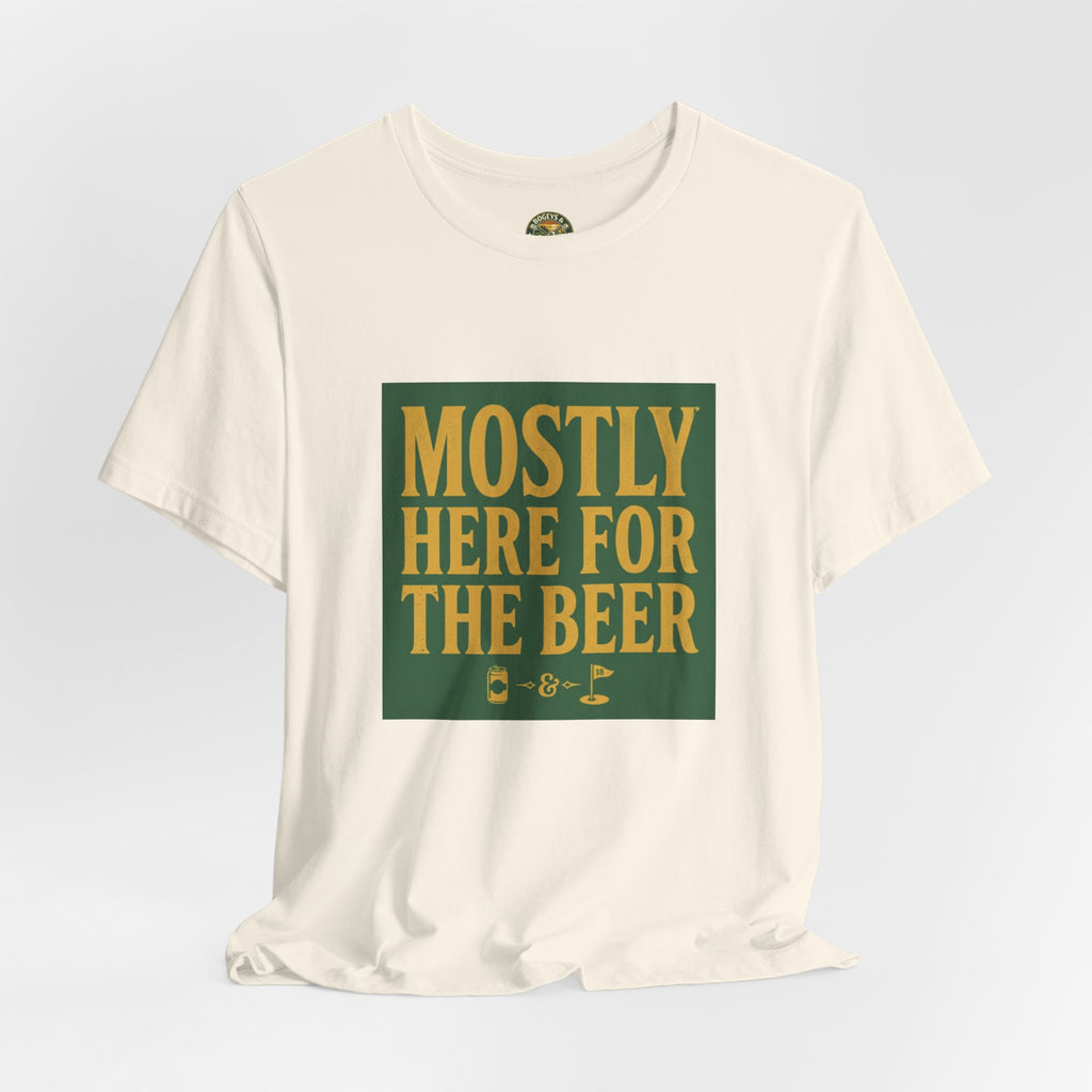 Mostly Here for the Beer - Vintage Golf Tee