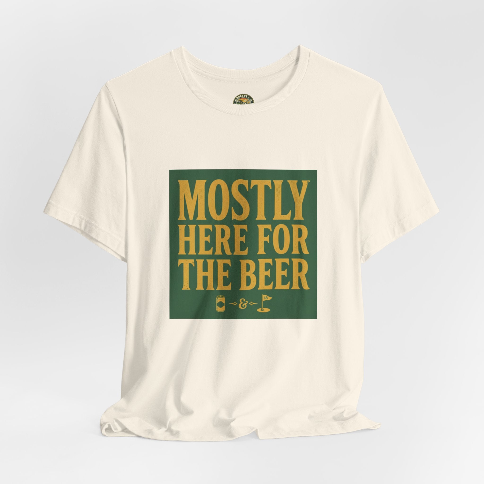 Mostly Here for the Beer - Vintage Golf Tee
