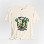 B&BD Athletic Dept Tee — Crossed Clubs Crest