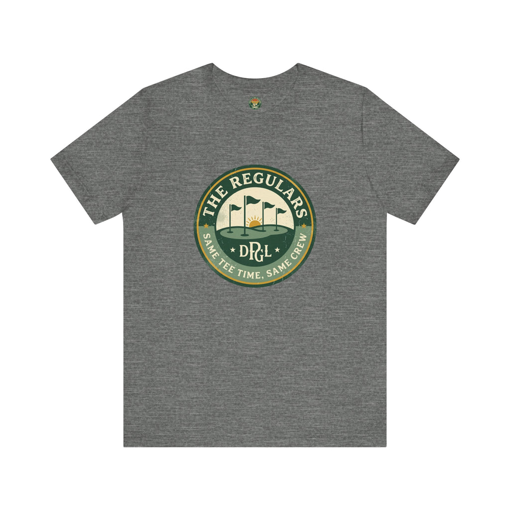 The Regulars Tee — Same Foursome Member Badge