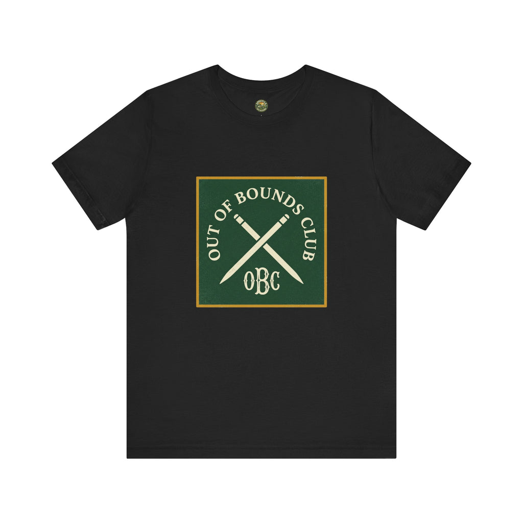 Out of Bounds Club Tee - Crossed Stakes Heraldic Mark