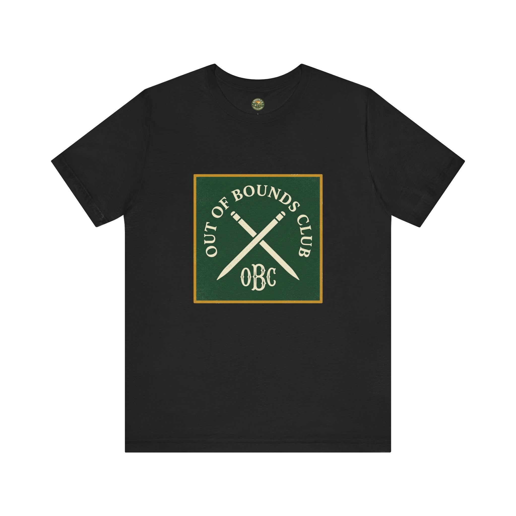 Out of Bounds Club Tee - Crossed Stakes Heraldic Mark