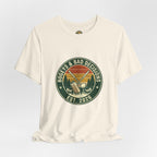 Bogeys & Bad Decisions Logo Tee - Vintage Sunset Badge