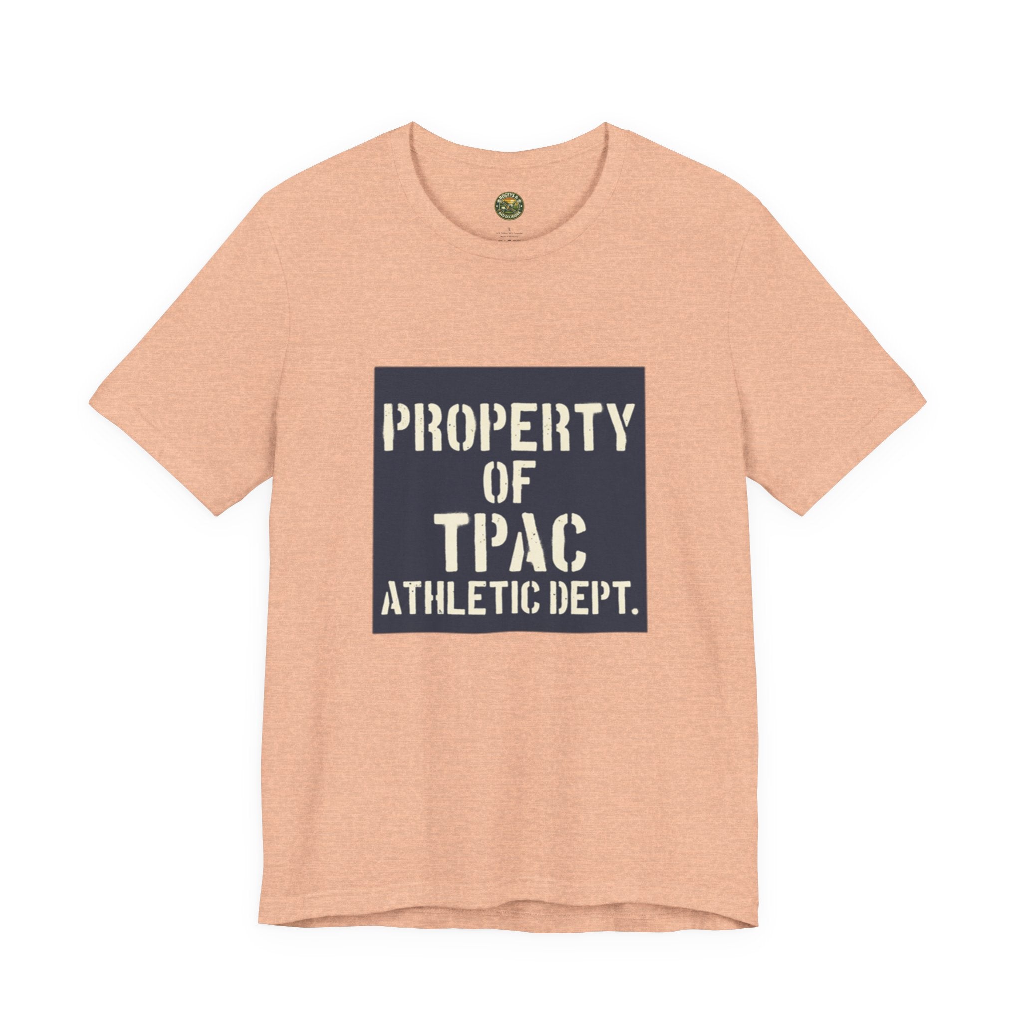Property of TPAC Tee - Vintage Equipment Room Stencil