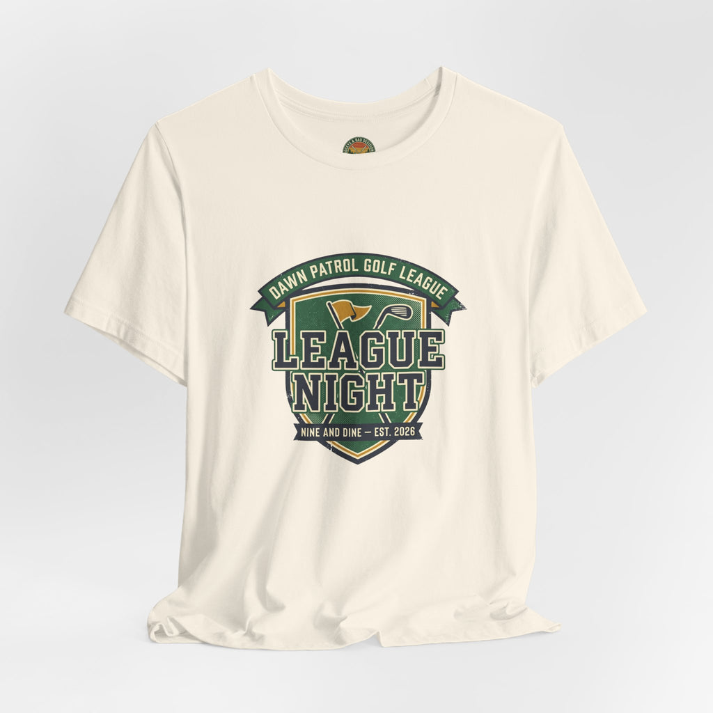 League Night Tee — Recreational Golf League Crest