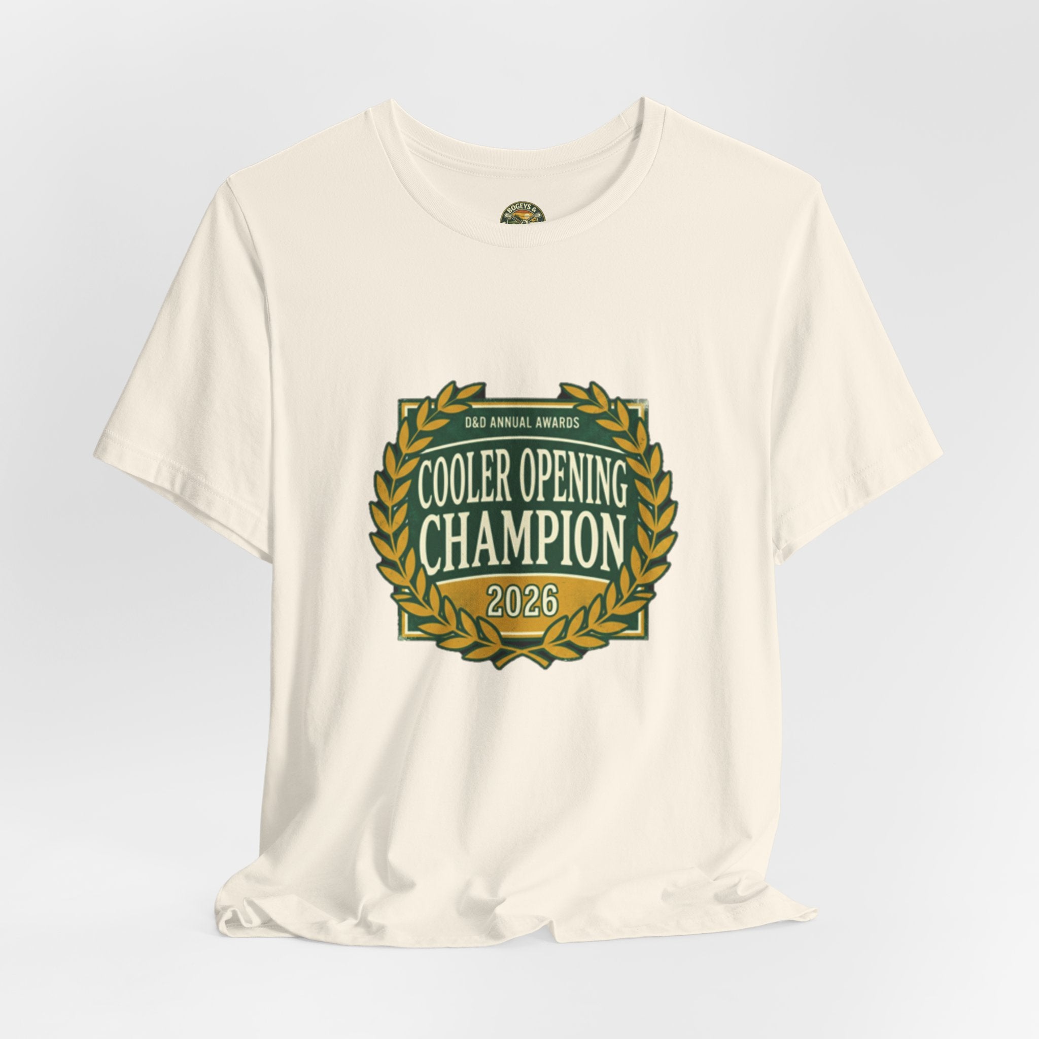 Cooler Opening Champion Tee - Vintage Fake Award