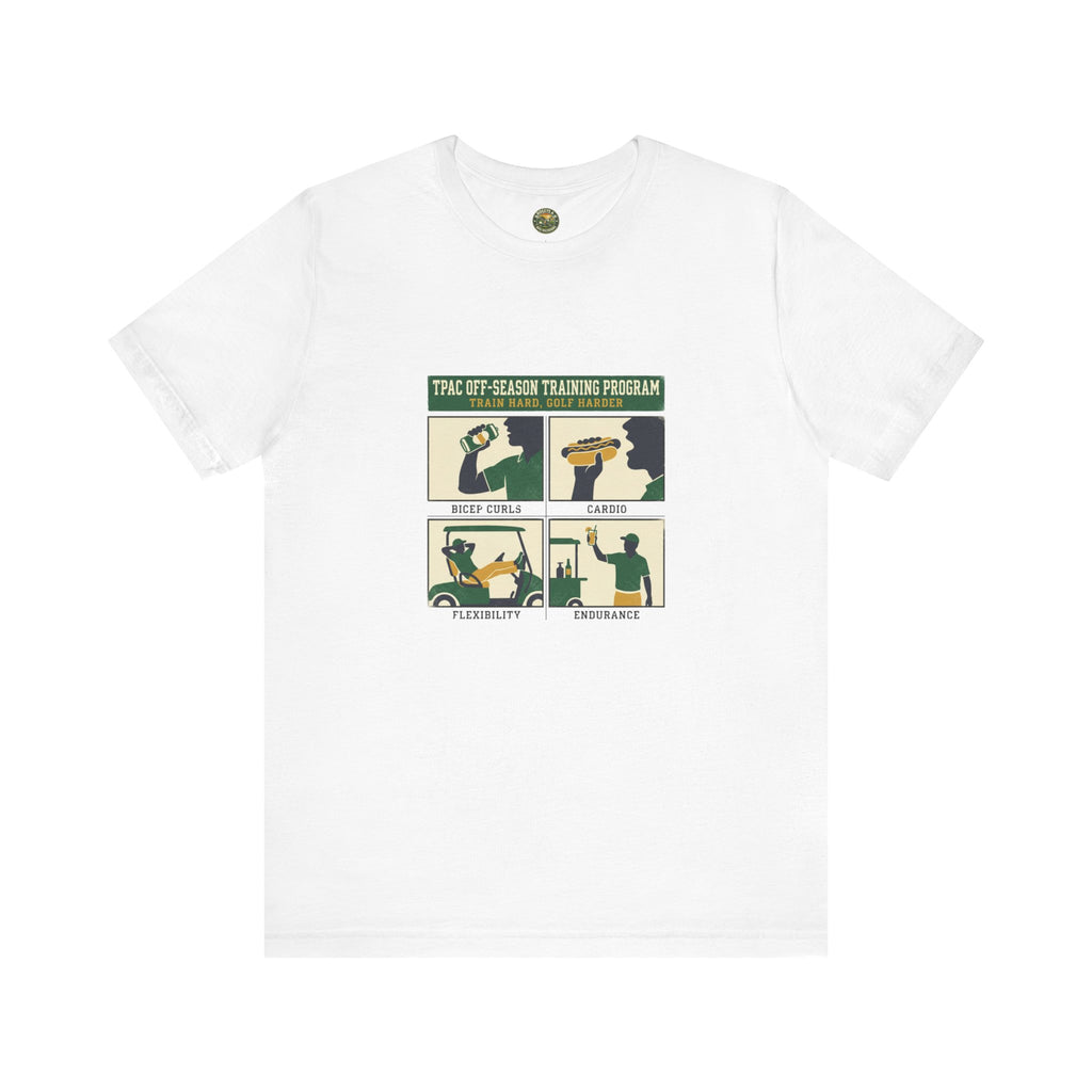 TPAC Off-Season Training tee - Vintage 4-Panel Workout Poster