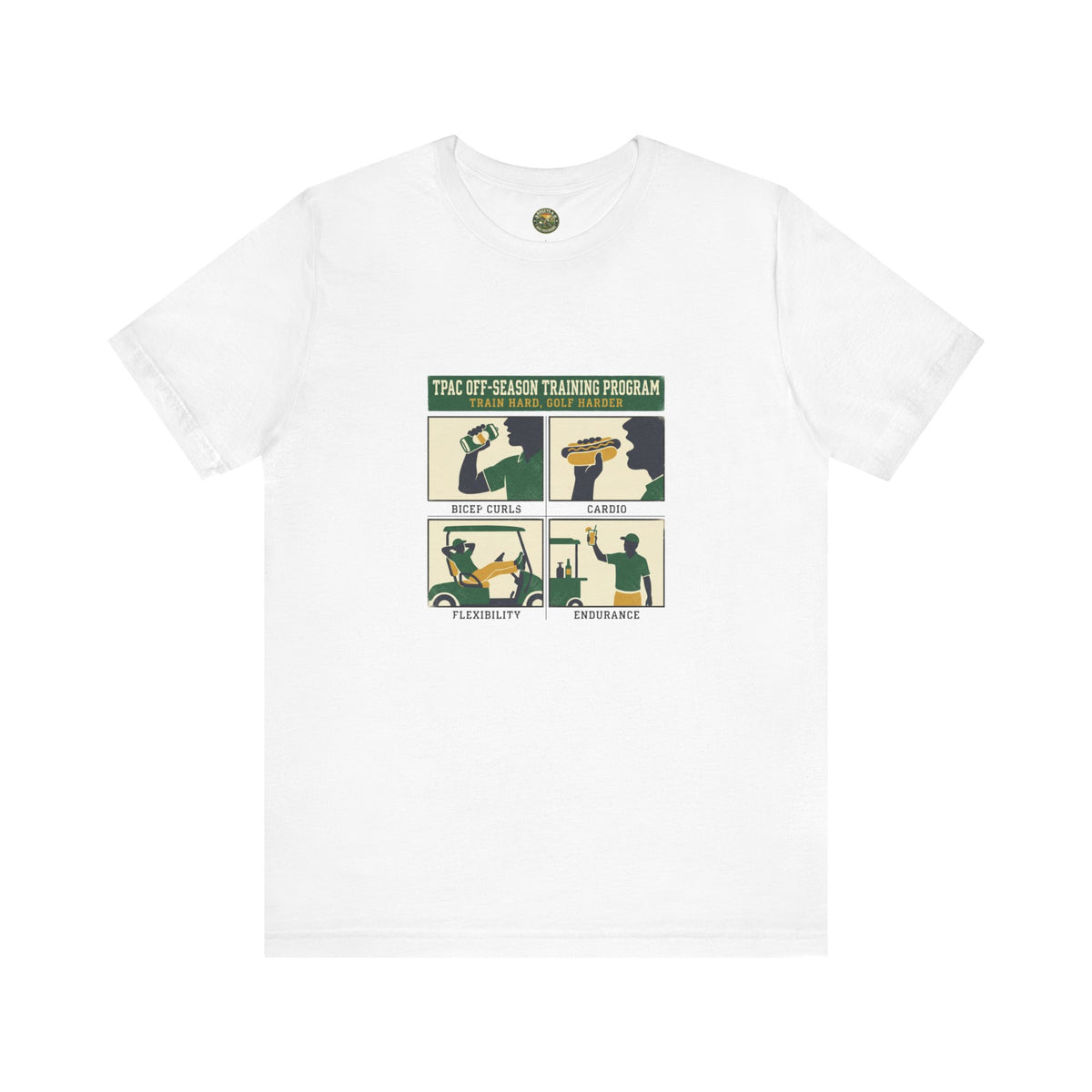 TPAC Off-Season Training tee - Vintage 4-Panel Workout Poster