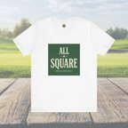 All Square Tee — Golf Match Play Typography