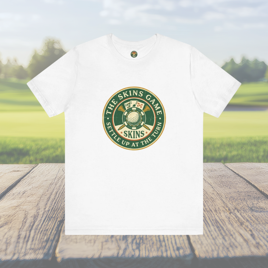 The Skins Game Badge Tee — Vintage Action Crest