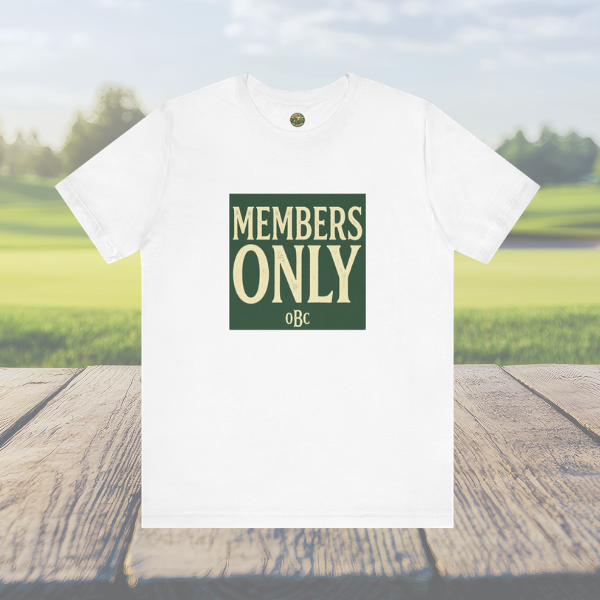 OBC Members Only Tee - Vintage Country Club Typography