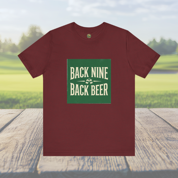 Back Nine, Back Beer - Vintage Golf Tee