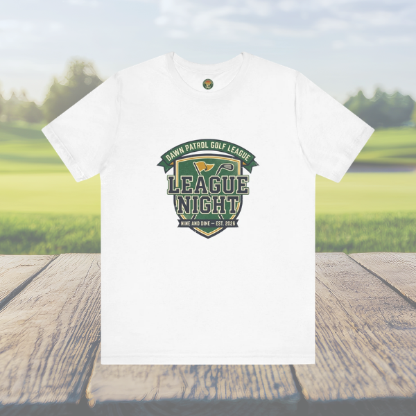 League Night Tee — Recreational Golf League Crest