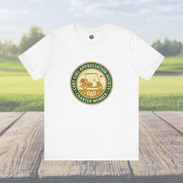 Cart Girl Appreciation Society Tee — Vintage Tribute Badge