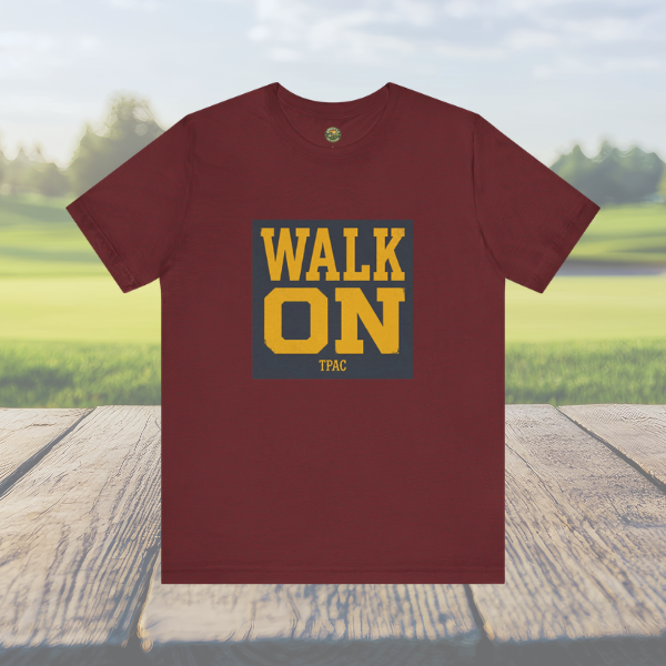 Walk On Tee - TPAC Vintage Varsity Typography