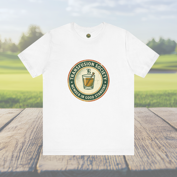 Transfusion Society Tee - Vintage Golf Cocktail Badge