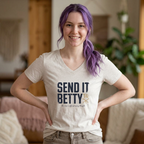 Send It, Betty V-Neck Tee — Back Nine Bettys