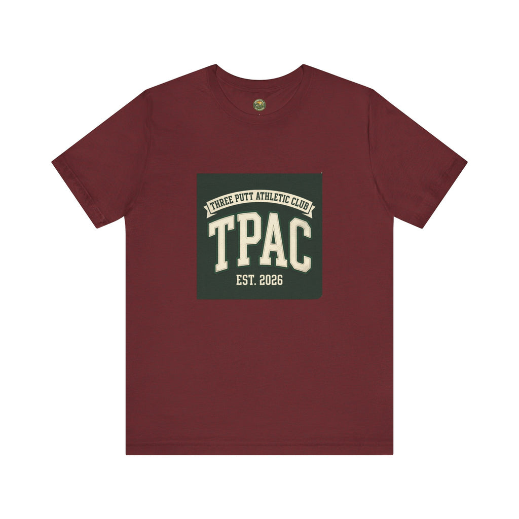 TPAC Varsity Monogram Tee - Three Putt Athletic Club