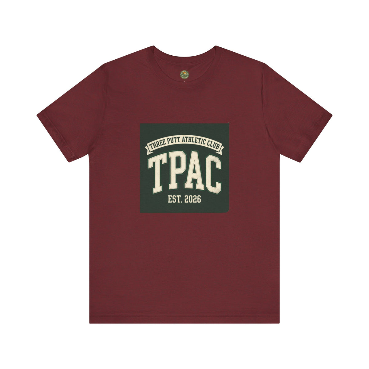 TPAC Varsity Monogram Tee - Three Putt Athletic Club
