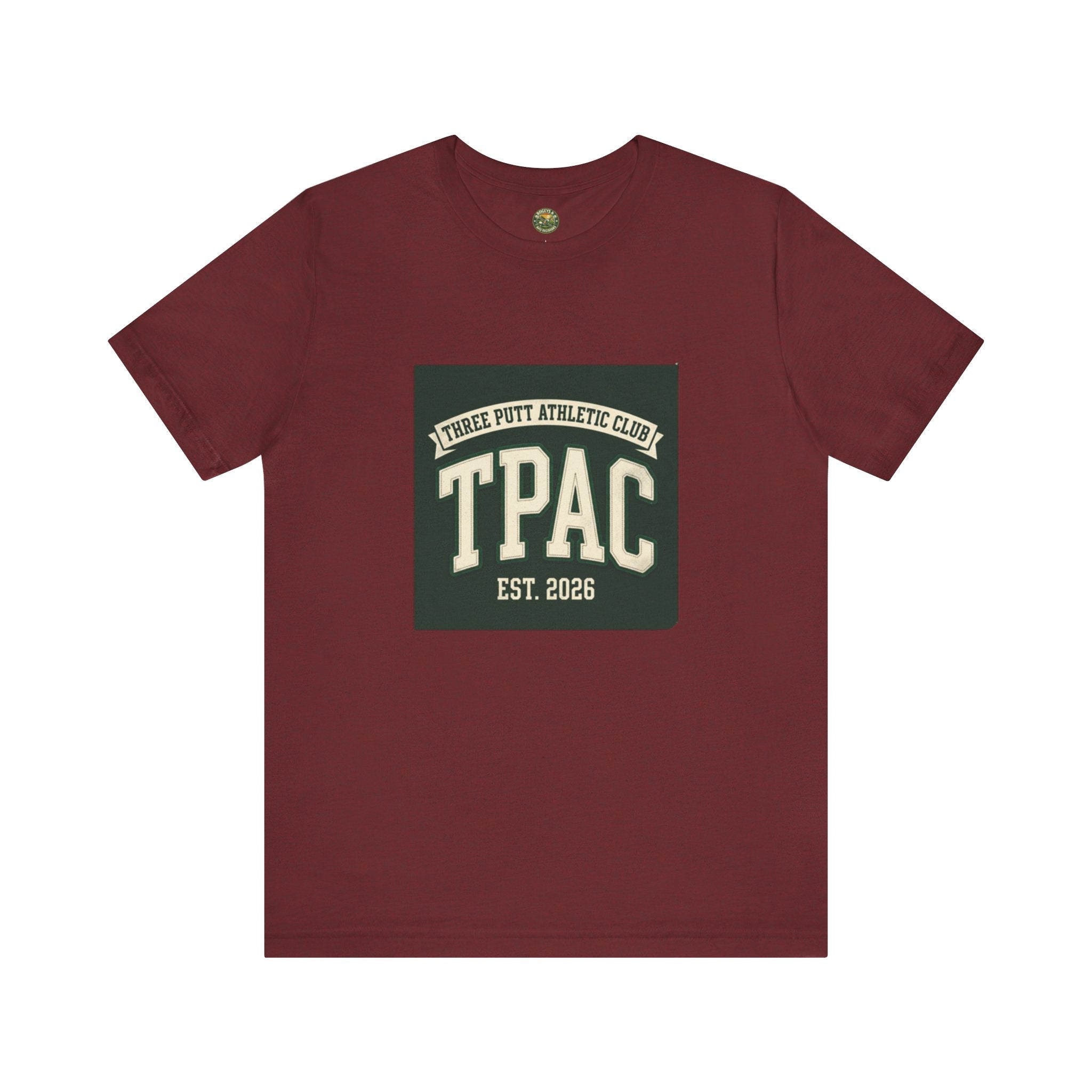 TPAC Varsity Monogram Tee - Three Putt Athletic Club