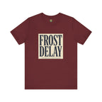 Frost Delay Tee — Early-Morning Golf Typography