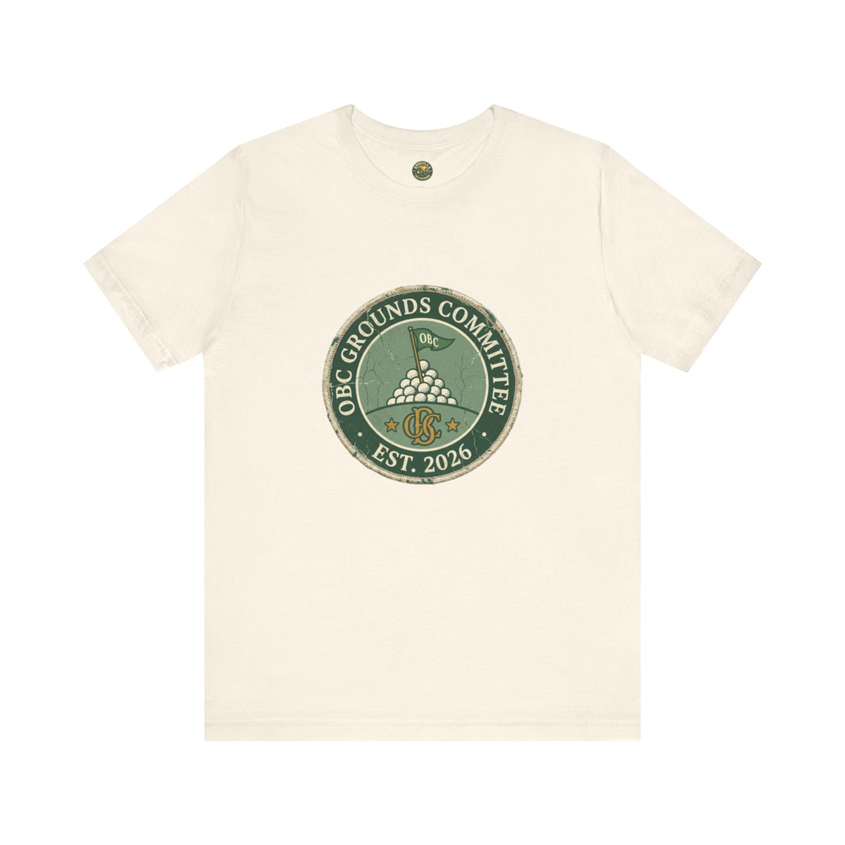 OBC Grounds Committee Tee - Vintage Country Club Badge