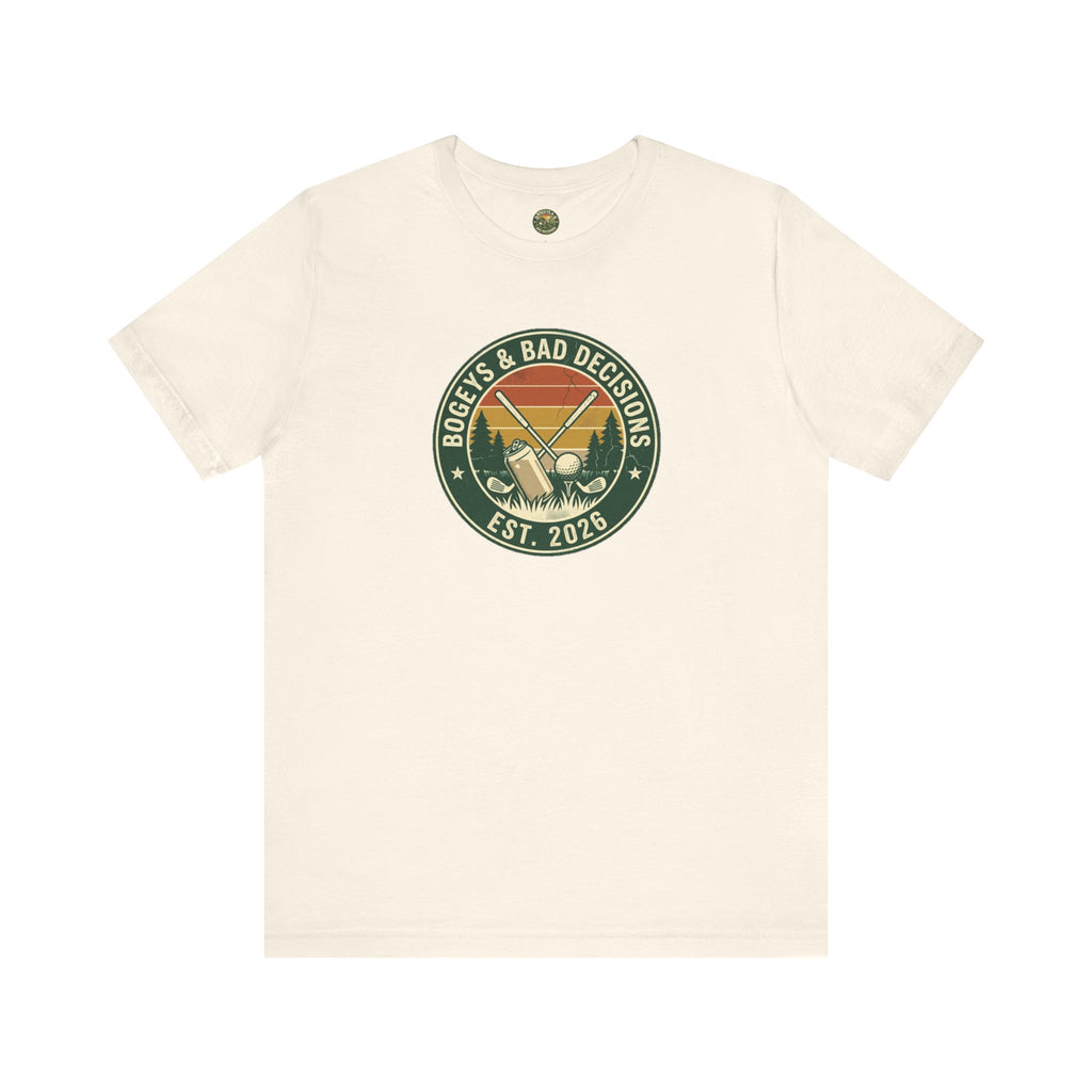 Bogeys & Bad Decisions Logo Tee