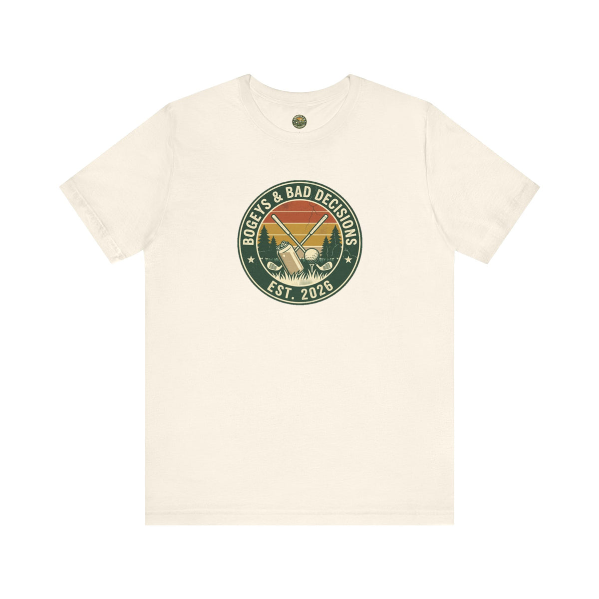 Bogeys & Bad Decisions Logo Tee
