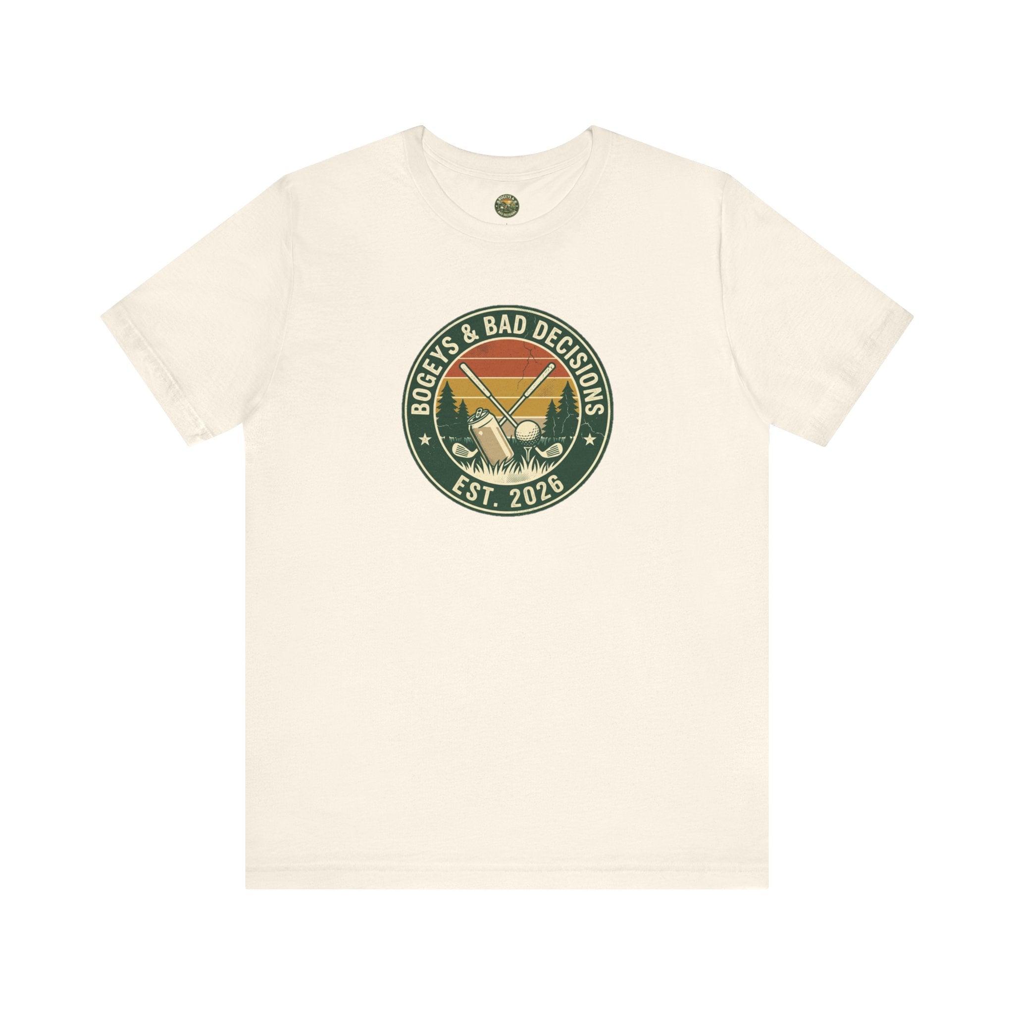Bogeys & Bad Decisions Logo Tee