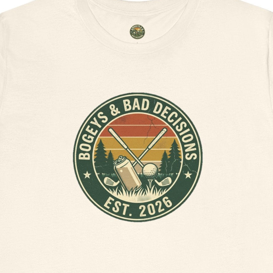 Bogeys & Bad Decisions Logo Tee