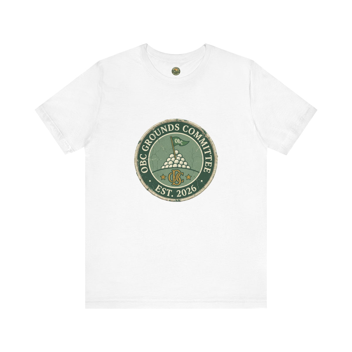 OBC Grounds Committee Tee - Vintage Country Club Badge