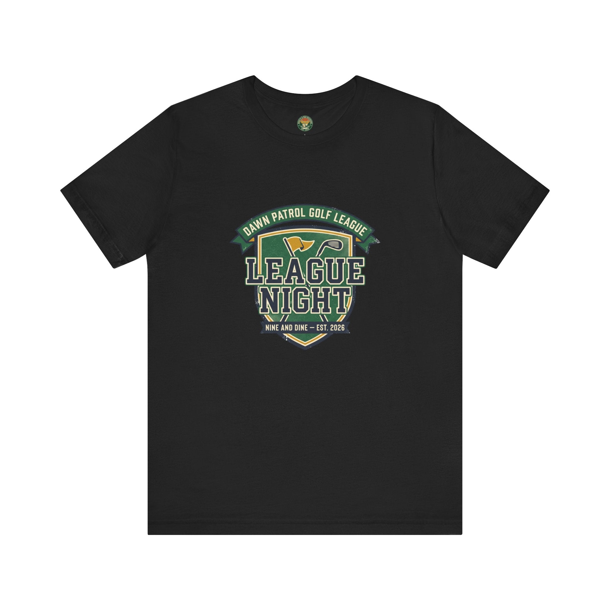 League Night Tee — Recreational Golf League Crest