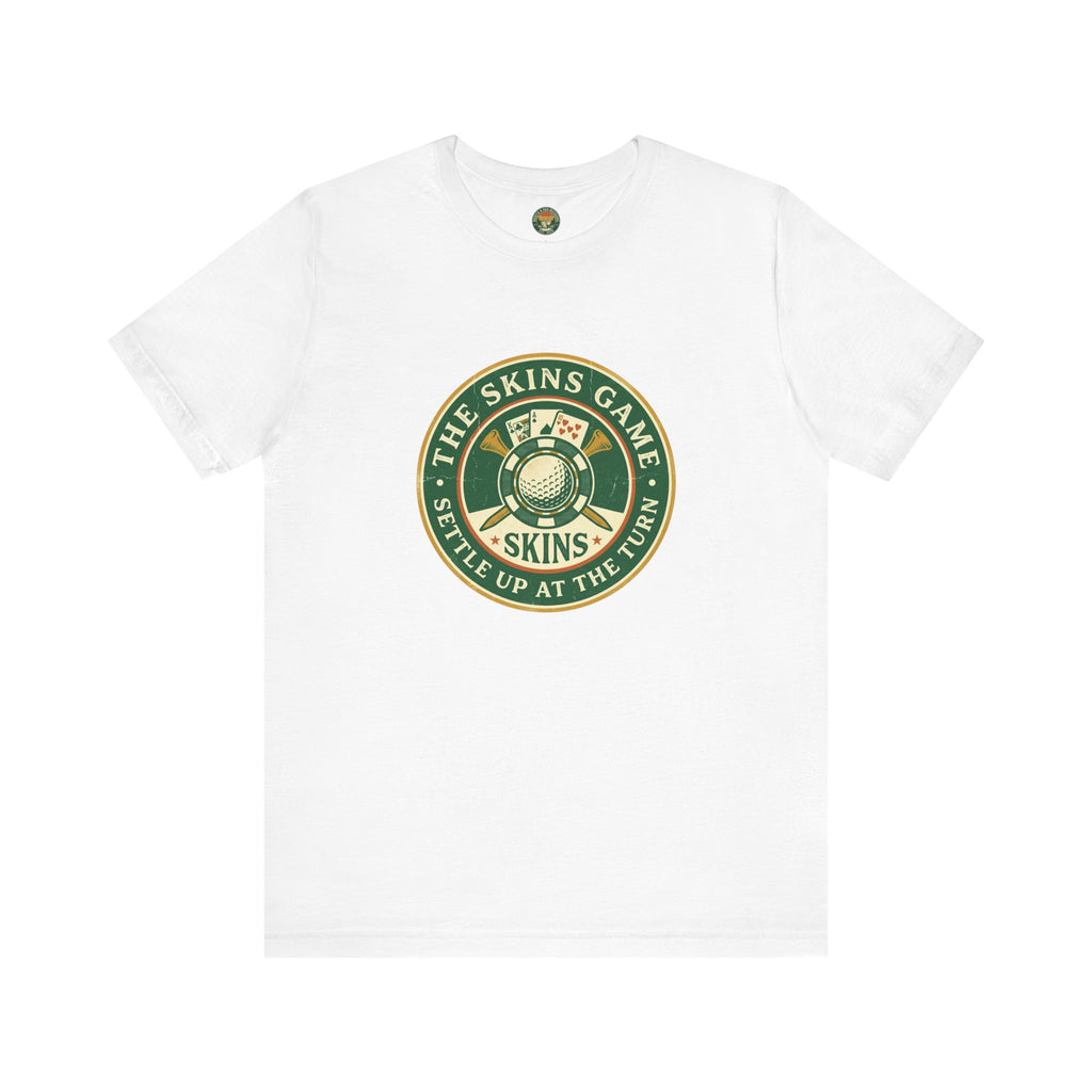 The Skins Game Badge Tee — Vintage Action Crest