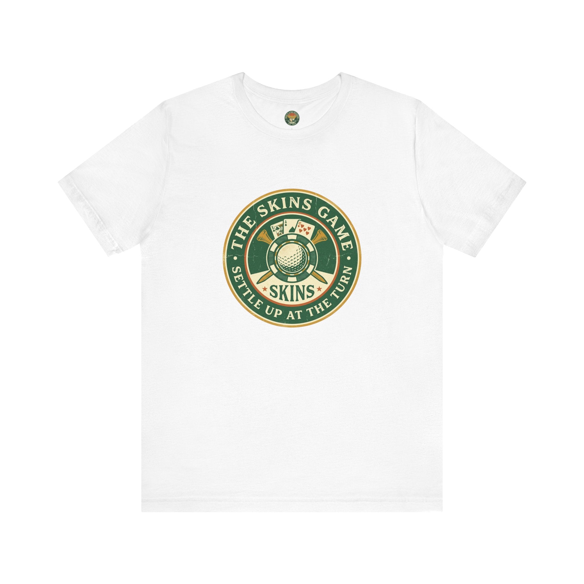 The Skins Game Badge Tee — Vintage Action Crest