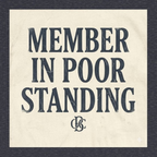 OBC Member In Poor Standing - Vintage Typography
