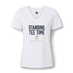 Standing Tee Time V-Neck Tee — Back Nine Bettys