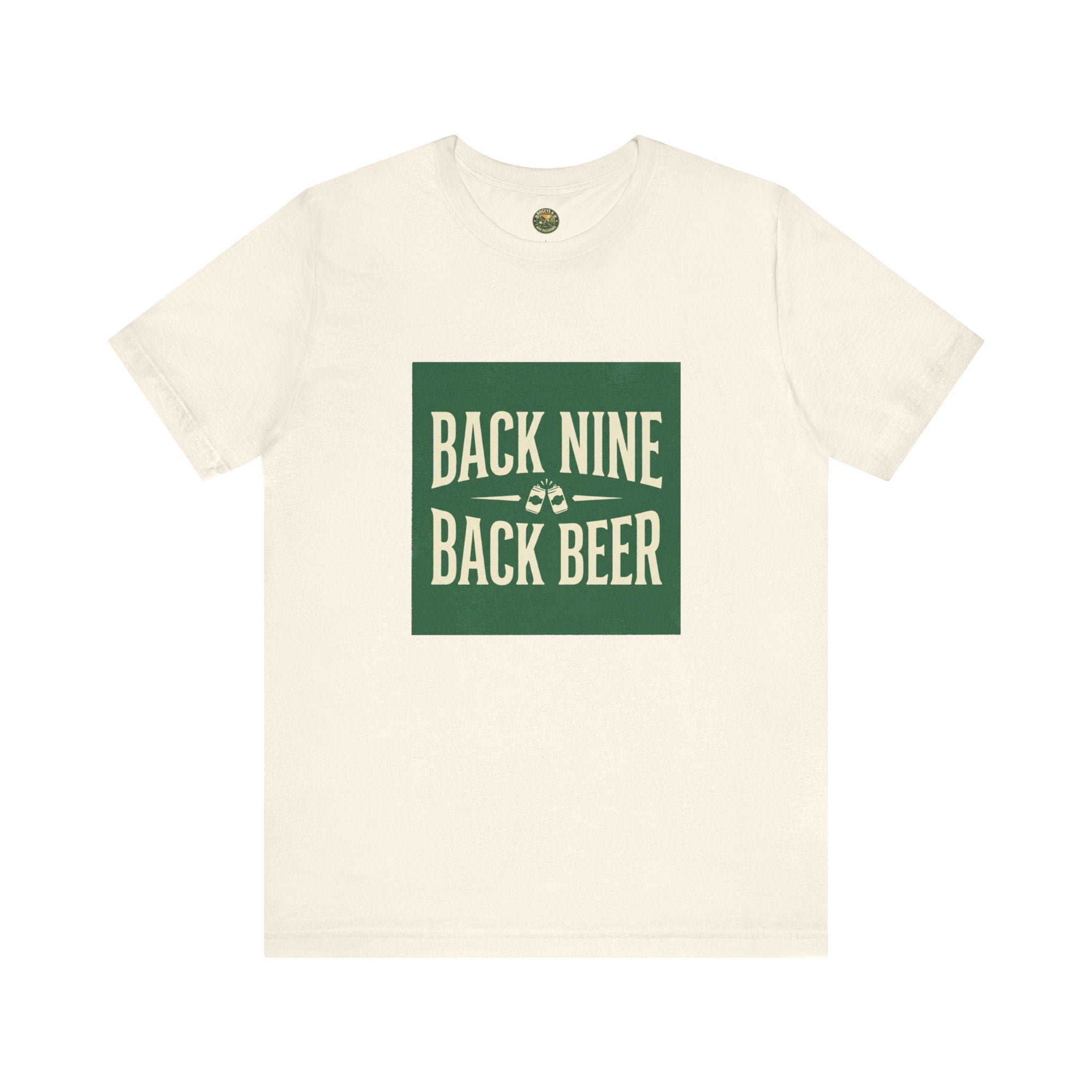 Back Nine, Back Beer - Vintage Golf Tee