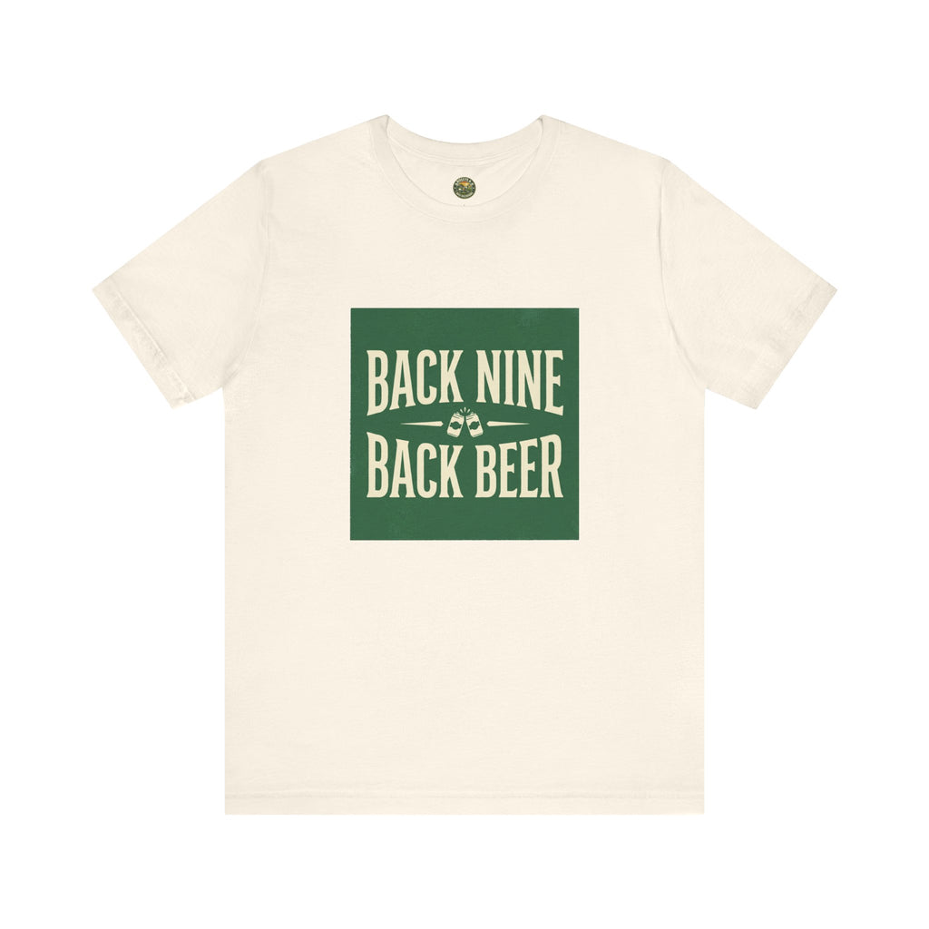 Back Nine, Back Beer - Vintage Golf Tee