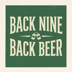 Back Nine, Back Beer - Vintage Golf Tee