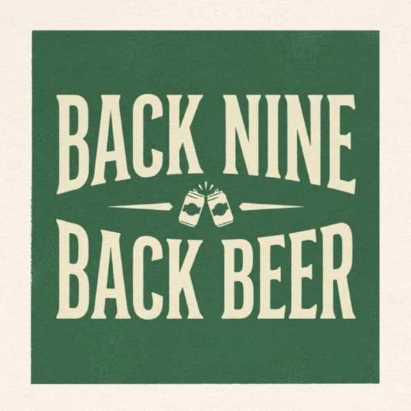 Back Nine, Back Beer - Vintage Golf Tee