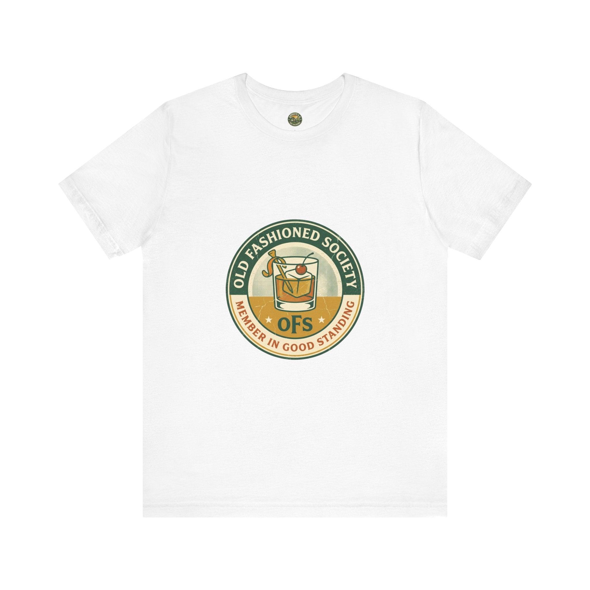 Old Fashioned Society Tee - Cocktail Badge