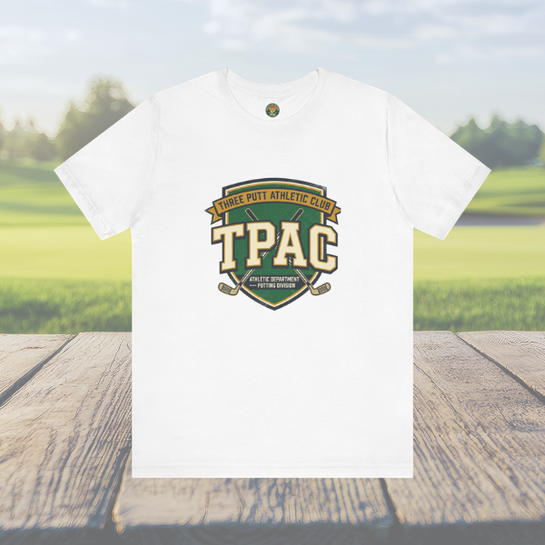 TPAC Athletic Dept Tee — Putting Division Crest