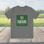 All Square Tee — Golf Match Play Typography