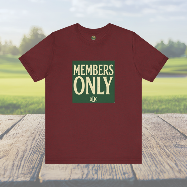 OBC Members Only Tee - Vintage Country Club Typography