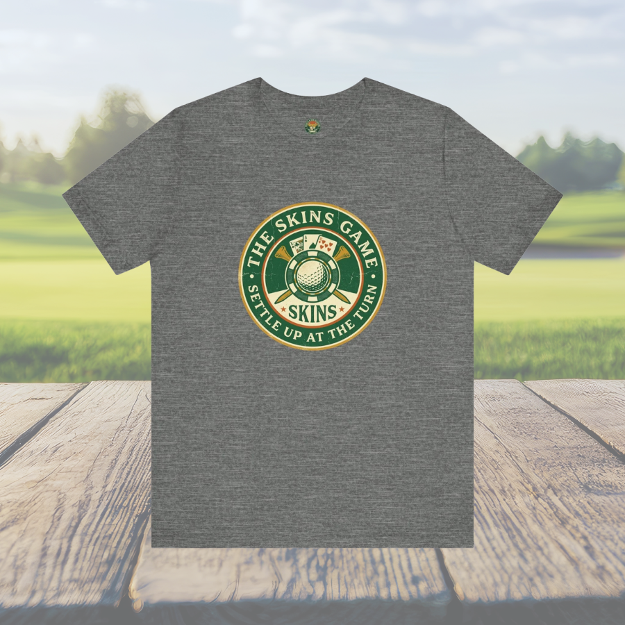 The Skins Game Badge Tee — Vintage Action Crest