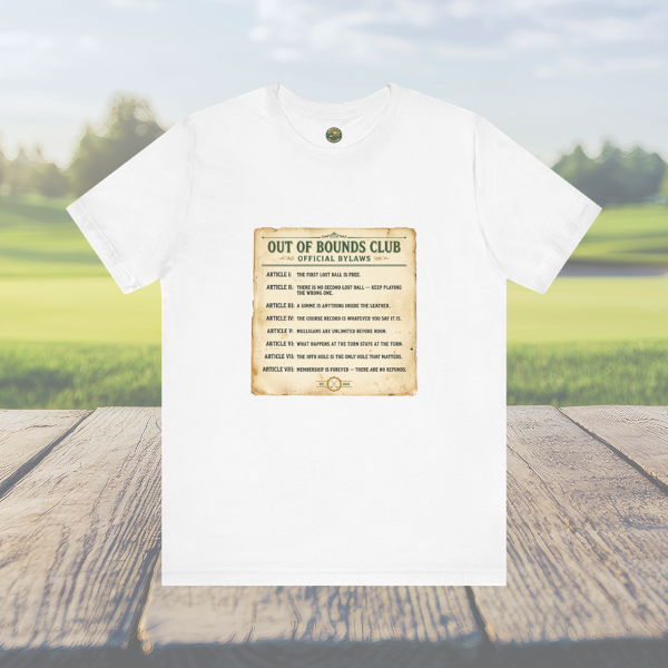 OBC Club Bylaws Tee — Vintage Fake Rulebook