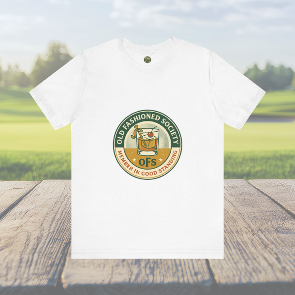 Old Fashioned Society Tee - Cocktail Badge