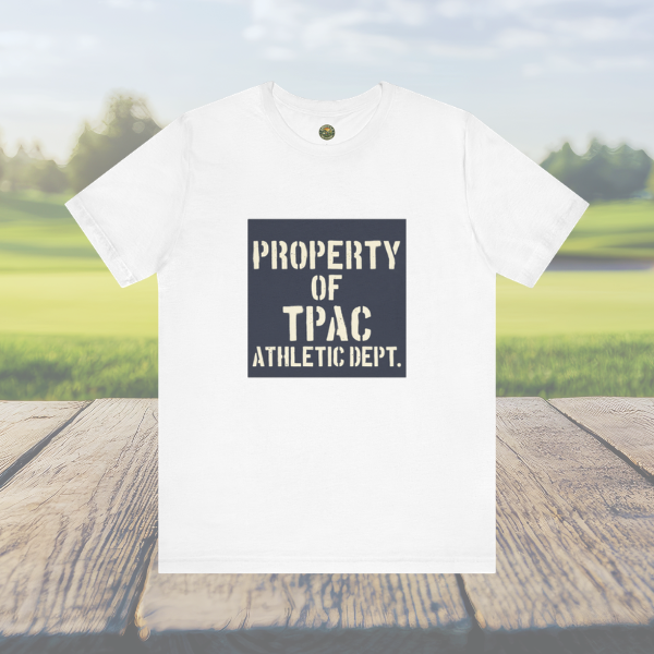 Property of TPAC Tee - Vintage Equipment Room Stencil