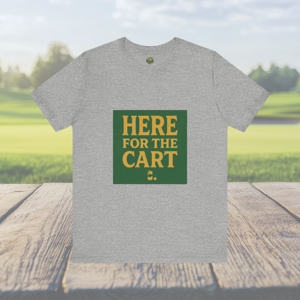 Here For The Cart — Vintage Golf & Beer Tee