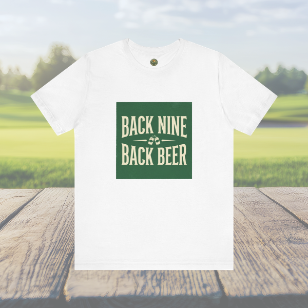 Back Nine, Back Beer - Vintage Golf Tee